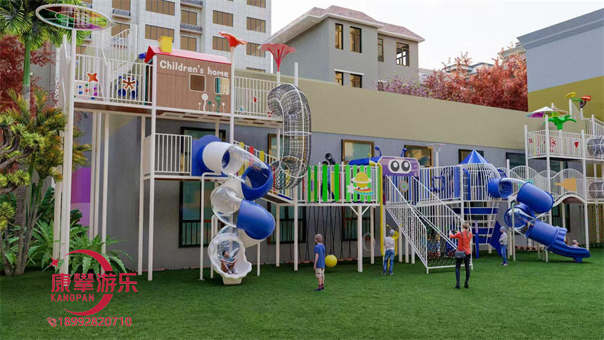 幼兒園戶(hù)外大型廊架組合